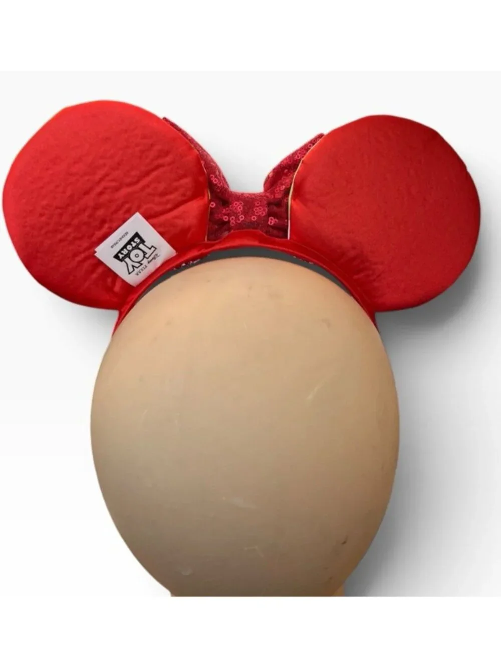 Toy Story Minnie Mouse Sequin Red Bow Ears Space Ranger Sheriff Headband Disney
